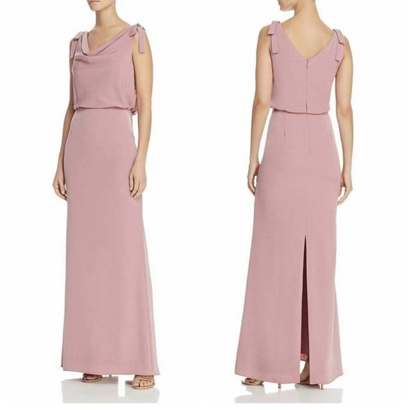 Adrianna Papell Dresses & Skirts - Adrianna Papell Sleeveless Long Cowl Neck Gown Size 6 Blush Pink color